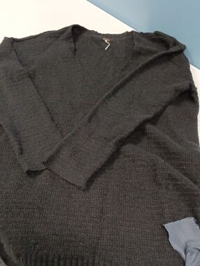 We The Free Long Sleeve Women's Black Sweater Dress